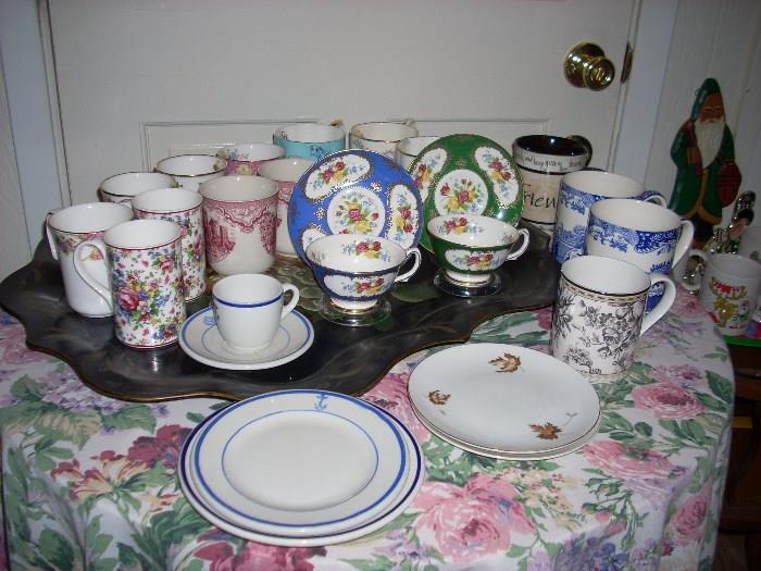 cup and saucer collection