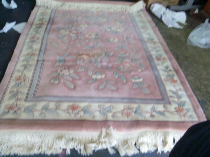 SIKLK RUG BROUGHT BACK FROM EUROPE