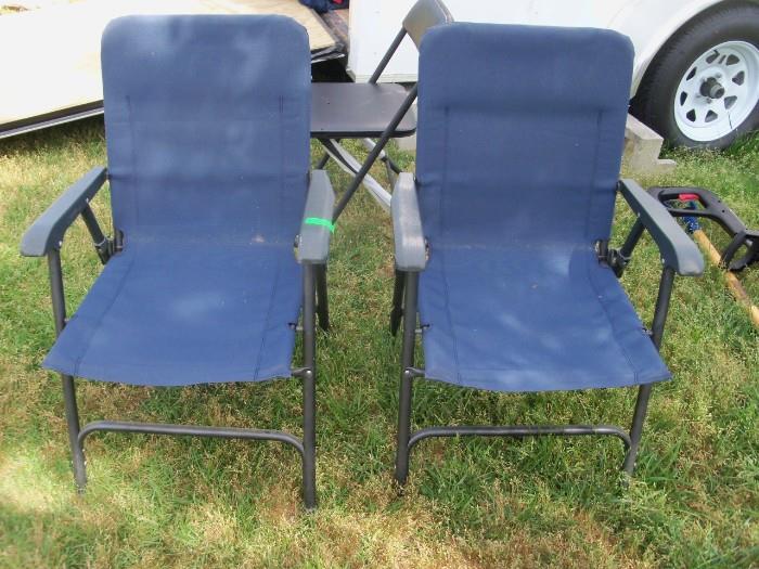 FOLDING CAMPING LAWN CHAIRS