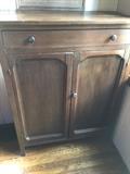 Vintage Bread Cabinet front view