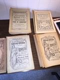 1920s collection od NYC Grand Opera Magazines