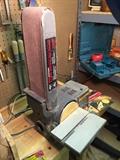example of some of the woodworking tools, belt sander
