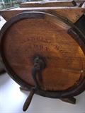 Vintage Wine Press Barrel from Troy New York