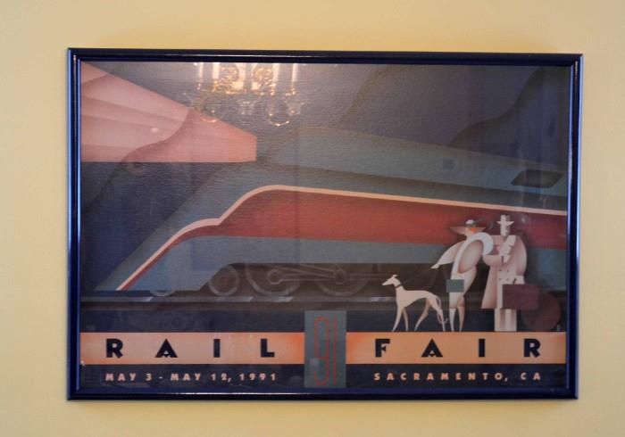 Rail Fair Framed Poster