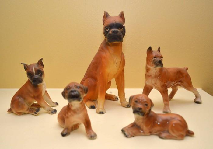 Occupied Japan Dog Figurines