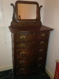 Antique oak chest of drawers