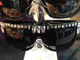 Jimmy Crystal closeup of Swarovski sunglasses