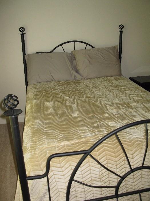 Full size headboard and footboard, mattress not for sale.