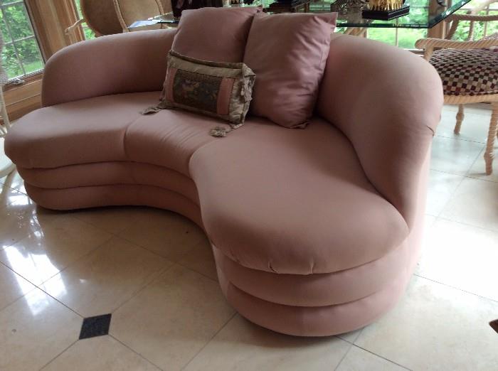 Curved sofa by Directional