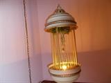 "Cascading Rain" Hanging Lamp - 36" tall with long hanging chain - RETRO - 1970's - COOL!!!!!!!!!!
