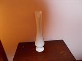 FENTON - TALL Vase - Fenton paper label & Fenton stamped on bottom - really nice vase!!!