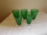 Forest Green Depression Glasses - will be sold separately!!!!!!