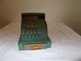 VINTAGE Tom Thumb Metal Cash Register - missing 1 part on right side!!!!! - all other parts work!!!!
