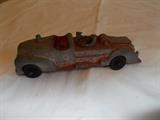 VINTAGE HUBLEY Metal Truck - tires intact - some red paint is showing!!!!!!!! it's a Hubley!!!!!