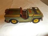 VINTAGE Metal King Jeep - coloring is GREAT!!!!!
