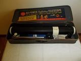 Gilbert 80 Power Reflecting Telescope in Original Zip Up Case - cool collectible!!!! 
