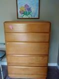 5 drawer chest - love me like I am - or paint  me and add fun hardware  - I need a good home!