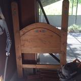 Solid Pine Wood twin headboard 