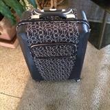 Many many suitcases both vintage and newer! 