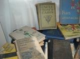 Seller collected old children's books.