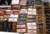Collection of knives - majority are Case = many are unused.  