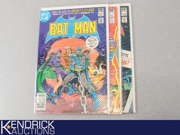 3 - 1964 Series DC Batman Comic Books
