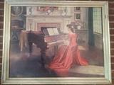M. Ditlef  - artist - from the1940's, titled "Sonata"