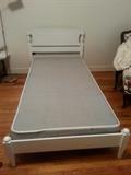 White Twin Bed