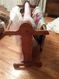 Quilt rack and quilts