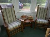 Rocking Chairs and table
