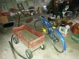 Vintage bicycle and wagon