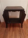 Vintage table with magazine holders