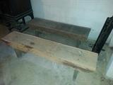 Handmade benches