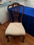 Nice Side Chair with Queen Anne Legs