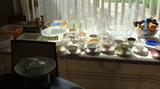 Lots of Vintage Pyrex--------------------Cups and Saucers