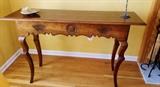 Baker console table