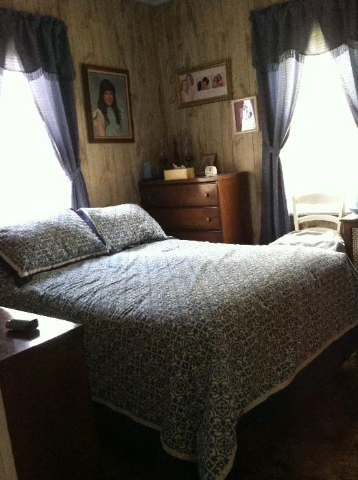 Queen-size bed.