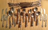 Sterling silver flatware set (they're stacked)