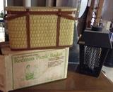 just love old picnic baskets