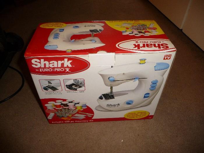 Euro-Pro Shark Mini Mechanical Sewing Machine with 100 pc Accessory Kit