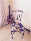 Guitar & Contemptory Chair