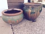 Large Clay Outdoor Planters