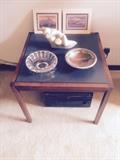 Walnut and Slate Tables