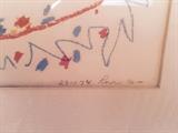 pencil marked Picasso Litho, 29-174 Run 16-