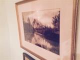 Vintage Framed Lanscape Photographs
