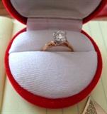 14KYG Diamond Solitaire Ring