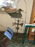 Brass Duck Weather Vane. No Arrow or Tail.