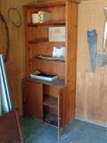 Pine Hutch with Storage Below