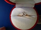 14KYG Diamond Solitaire Ring