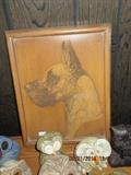 Inlaid wood, Great Dane